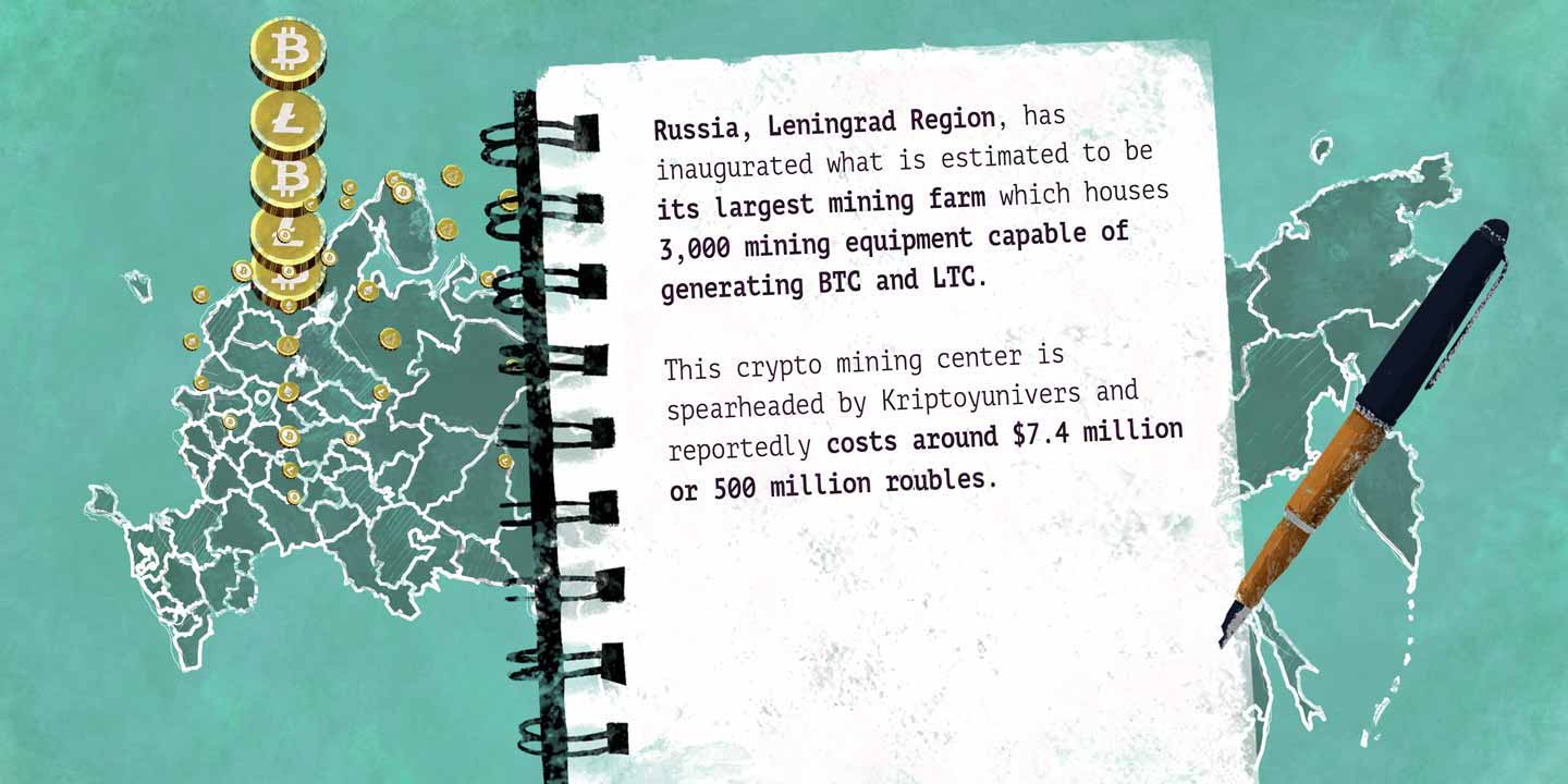 4,000 Square Meter Crypto Mining Farm in Russia