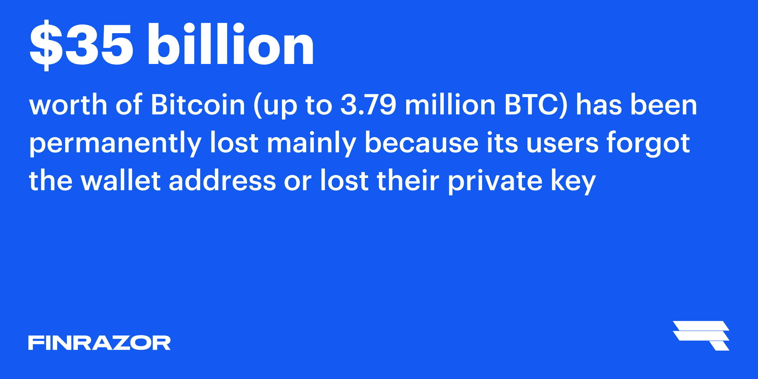 How many BTC are lost forever?